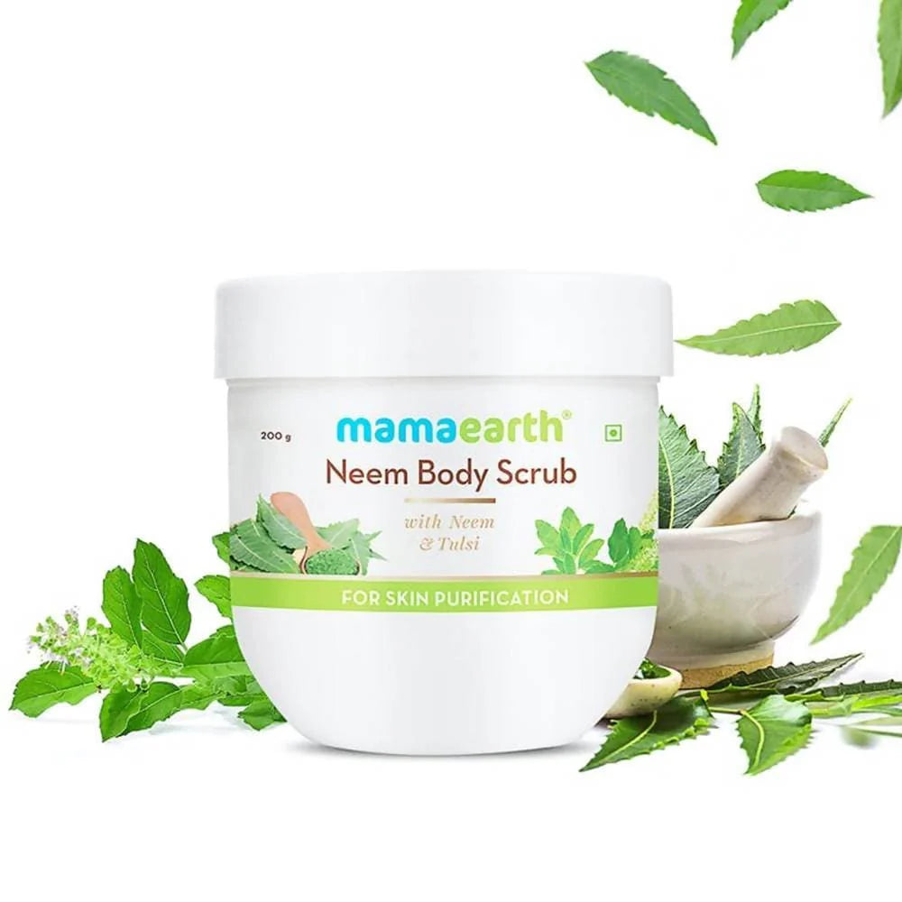 Mamaearth Neem Body Scrub For Skin Purification Mytrendzcart