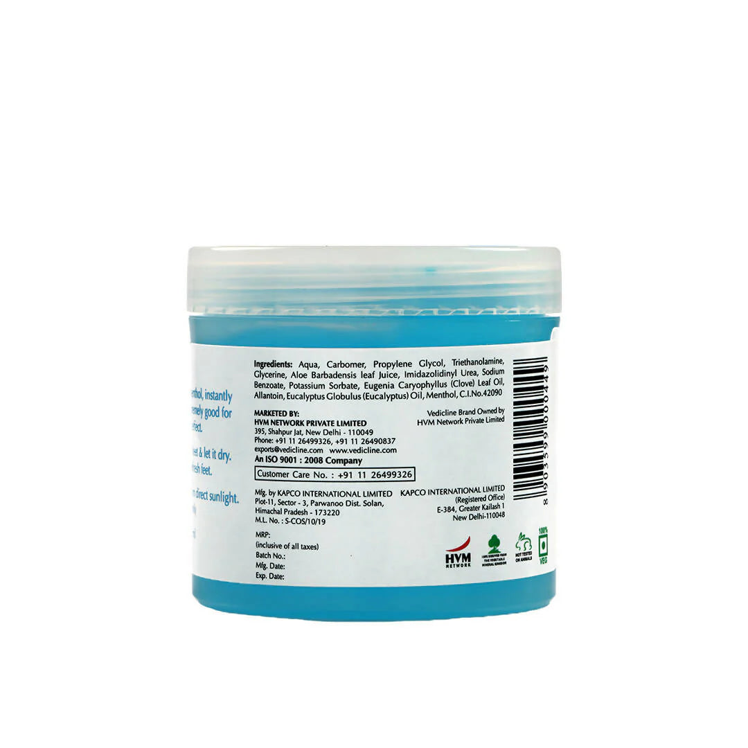 Vedic Line Deep Cooling Pedi Ice Blue Gel -100 ml Mytrendzcart