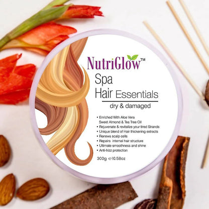 NutriGlow Hair Spa Cream with Damage Reverse & Moisture Lock Formulation for Dry & Damaged Hair -300 gm Mytrendzcart