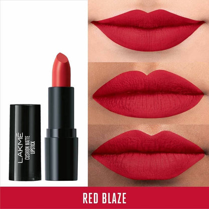 Lakme Cushion Matte Lipstick - Red Blaze Mytrendzcart