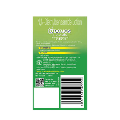 Dabur Odomos Naturals Mosquito Repellent Lotion -120 ml Mytrendzcart