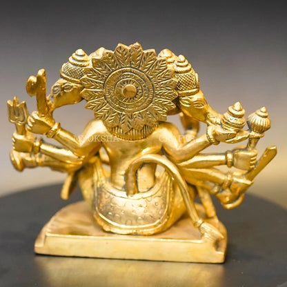 Brass Punchamuki Hanuman Mytrendzcart