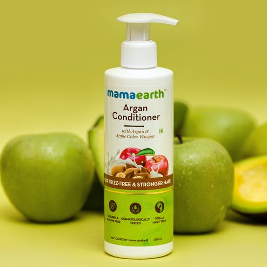 Mamaearth Argan Conditioner For Frizz-Free & Strong Hair Mytrendzcart