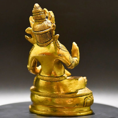 Brass Kubera - Lord of Wealth and Prosperity Mytrendzcart