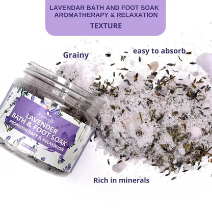 The Wellness Shop Lavender Bath & Foot Soak -200 gm Mytrendzcart