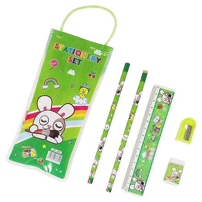 PARTEET Mix Stationery Kit Set in a Fancy Bag for Kids (Pack of 12) Mytrendzcart