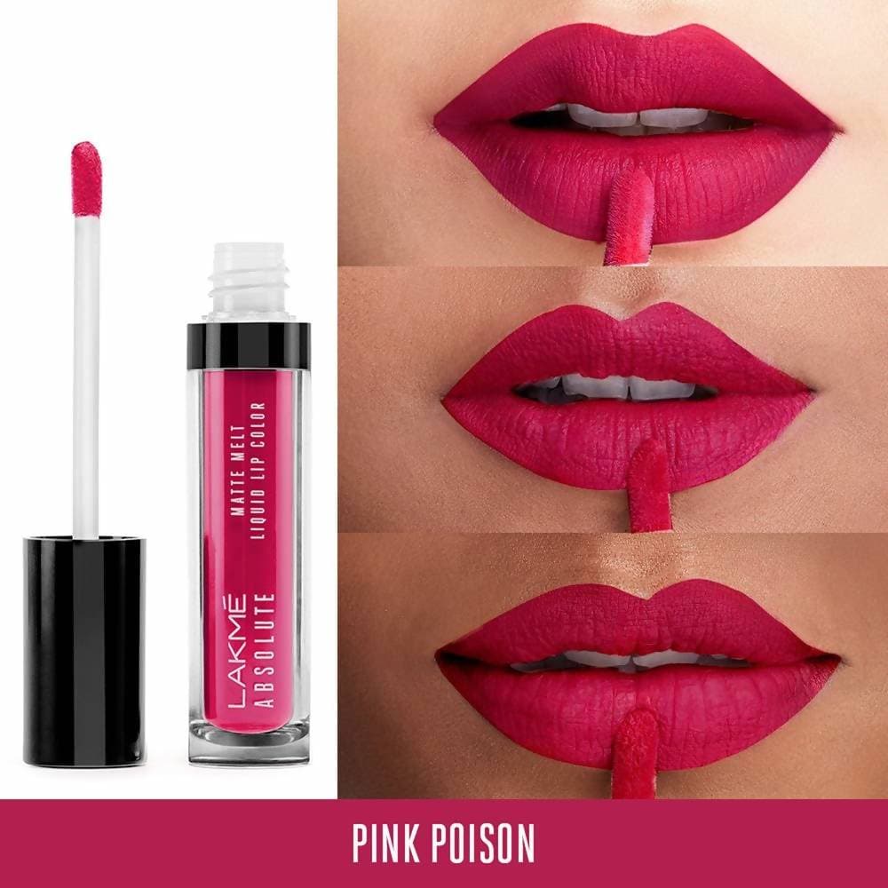 Lakme Absolute Matte Melt Liquid Lip Color - Pink Poison Mytrendzcart