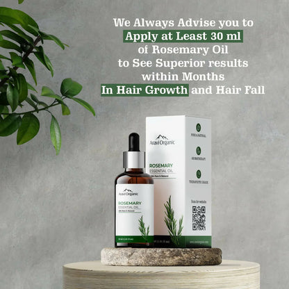 Aravi Organic Rosemary Essential Oil for Hair Growth, Anti Hair Fall -30 ml Mytrendzcart