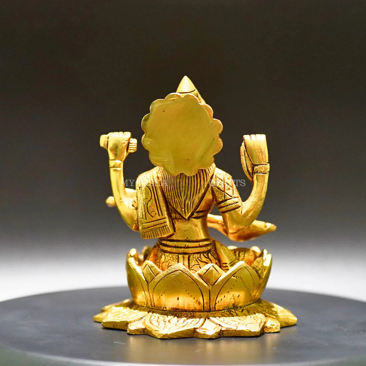 Brass Saraswati Idol - Embodiment of Knowledge and Artistic Inspiration" Mytrendzcart