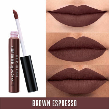 Lakme Forever Matte Liquid Lip Colour - Brown Espresso Mytrendzcart