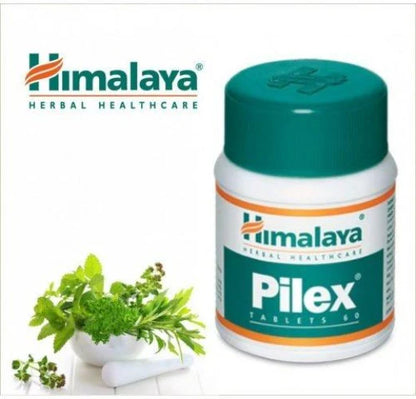 Himalaya Herbals Pilex Tablets -Pack of 1 - 60 tabs Mytrendzcart