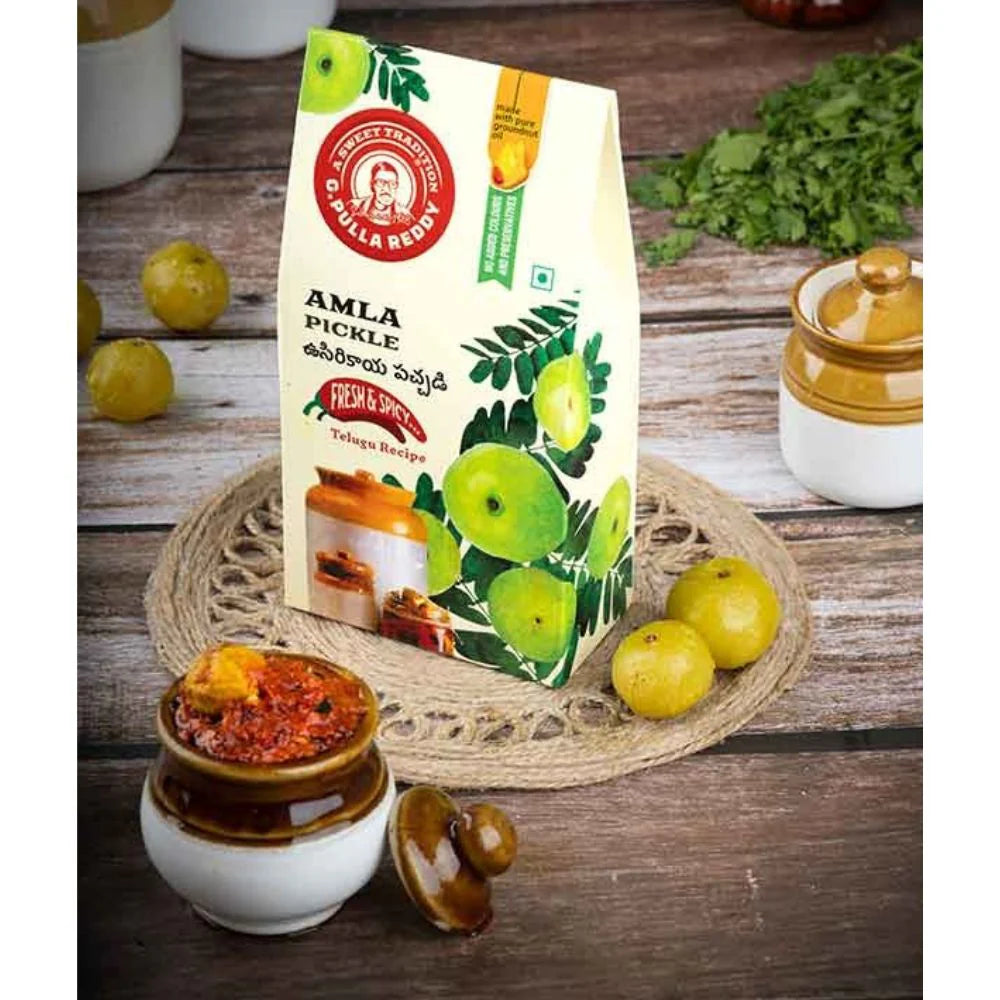 Pulla Reddy Amla Pickle -400 gm Mytrendzcart