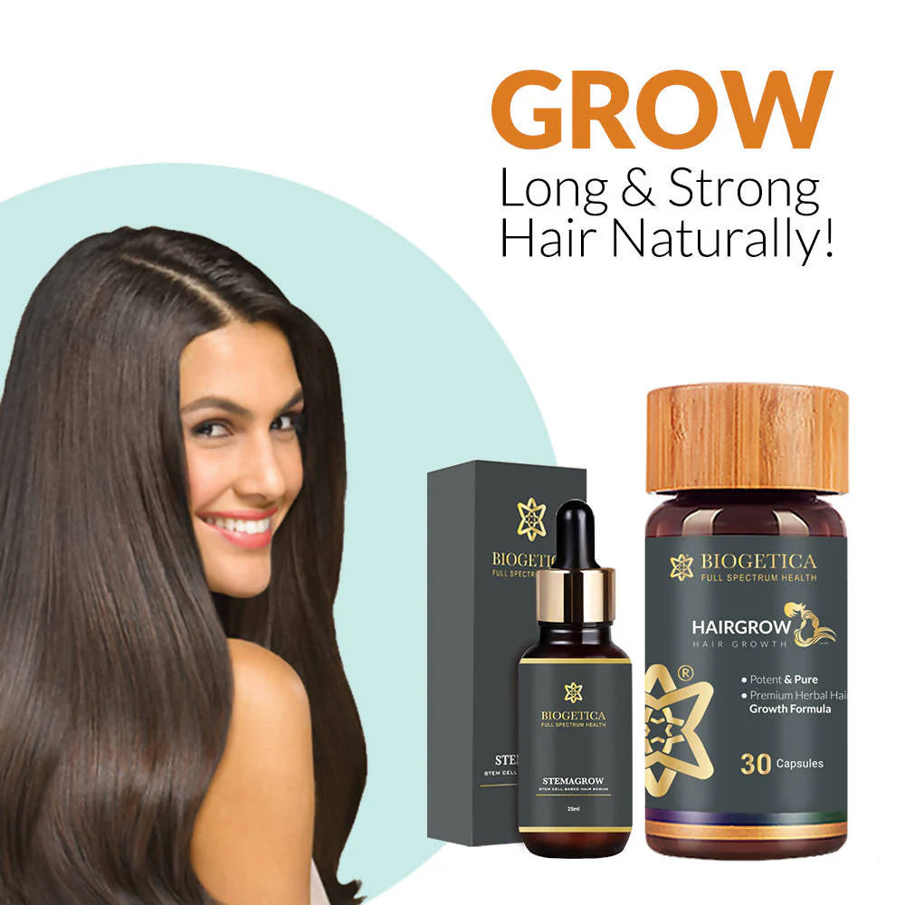 Biogetica Hairgrow Essential Natural Kit Mytrendzcart