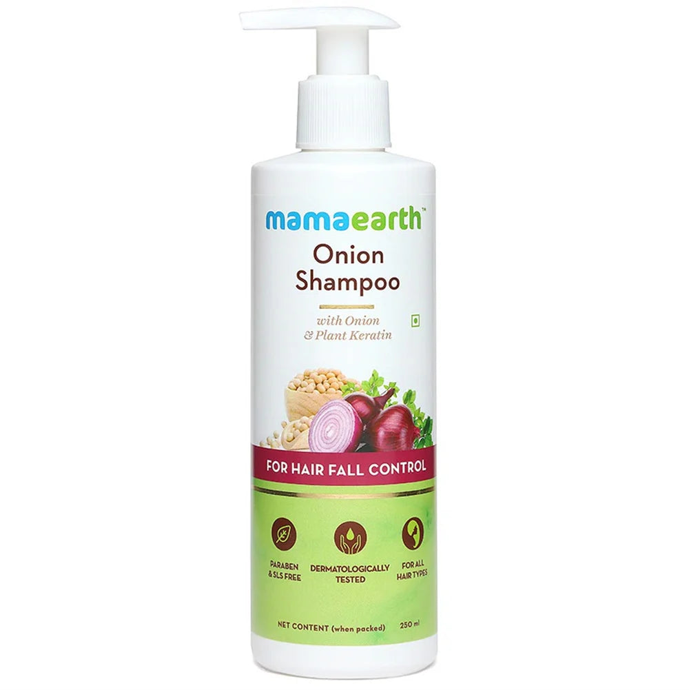 Mamaearth Onion Shampoo & Onion Conditioner For Hair Fall Control -(250 ml + 250 ml) Combo Mytrendzcart