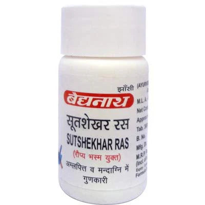 Baidyanath Sootsekhar / Sutshekhar Ras -40 tabs - Pack of 1 Mytrendzcart