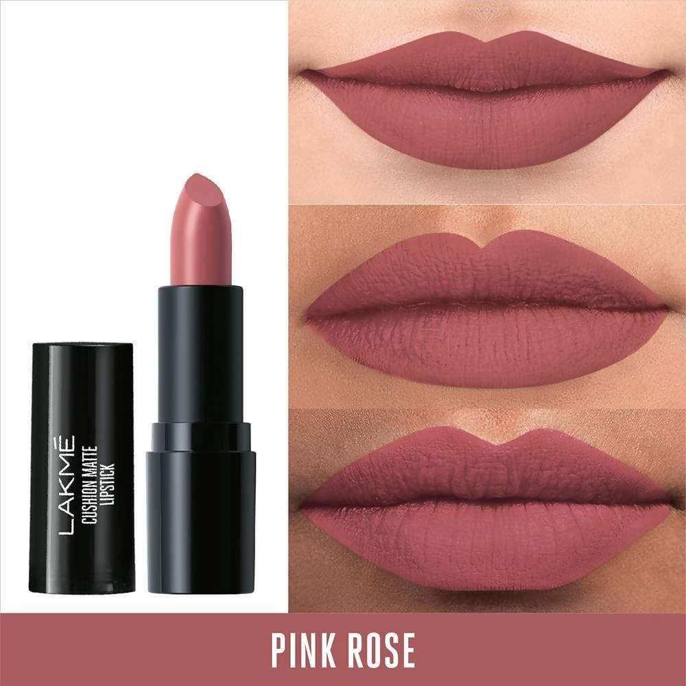 Lakme Cushion Matte Lipstick - Pink Rose Mytrendzcart