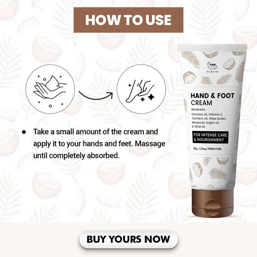 The Natural Wash Hand & Foot Cream -50 gm Mytrendzcart