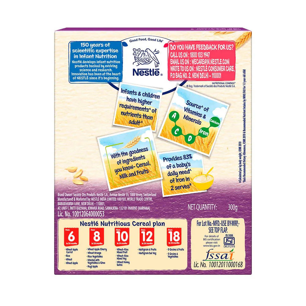 Nestle Cerelac Baby Cereal with Milk, 5 Grains & Fruits ? From 18 to 24 Months -300 gm Mytrendzcart