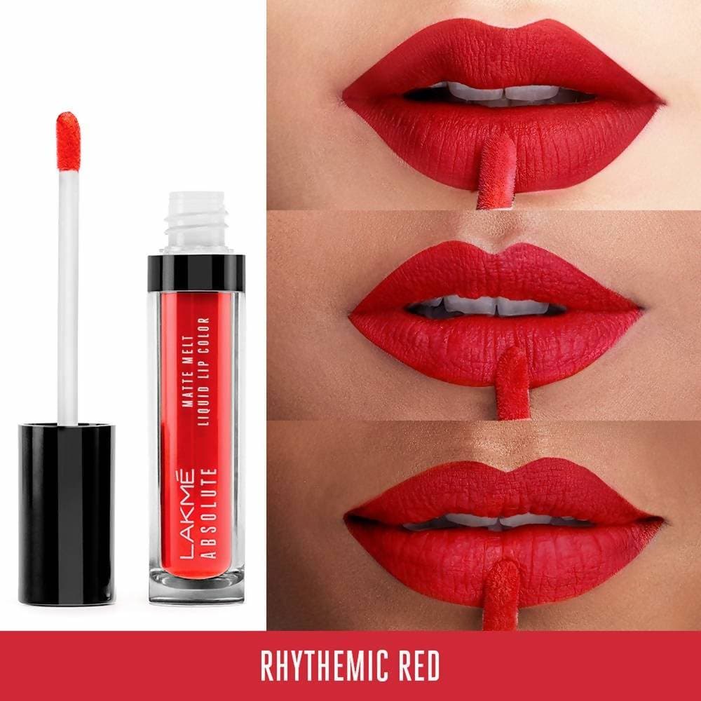 Lakme Absolute Matte Melt Liquid Lip Color - Rhythmic Red Mytrendzcart