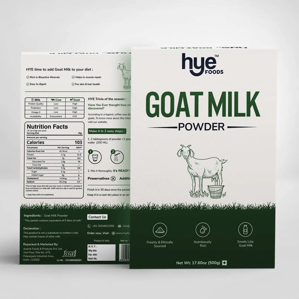 Hye Foods Goat Milk Powder -200 GM Mytrendzcart