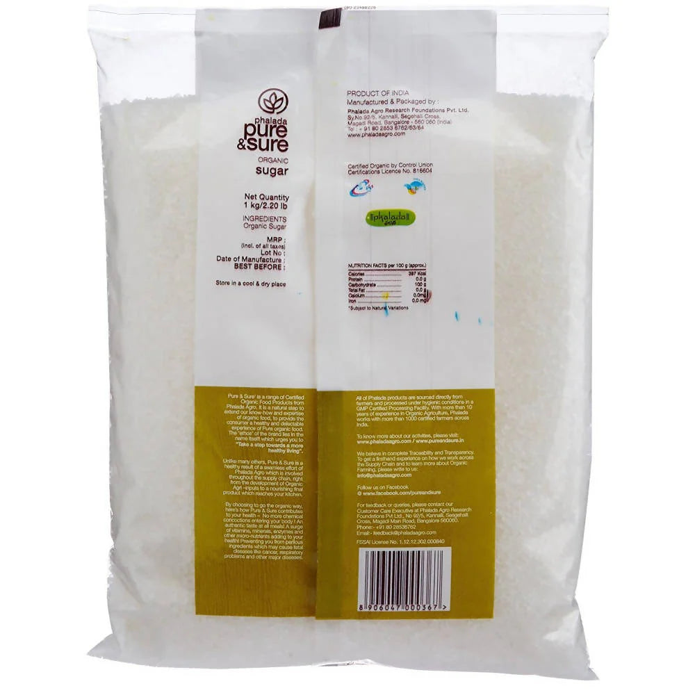 Pure & Sure Organic Sugar -1 kg Mytrendzcart