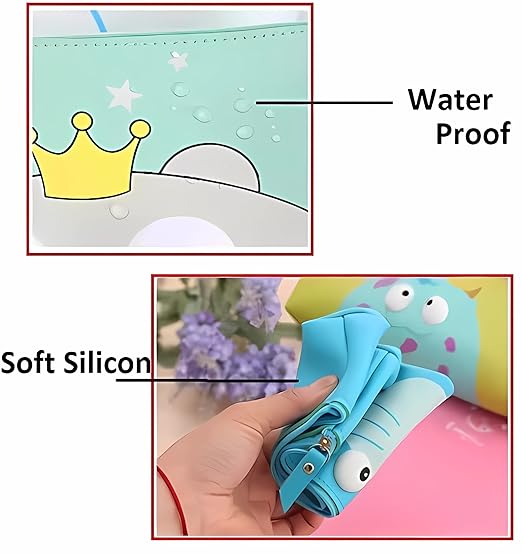 SILLYME 6 pcs Return Gifts Birthday Party for Kids - Silicon Pencil Pouch - Assorted Design Mytrendzcart