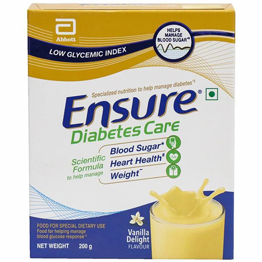 Ensure Diabetes Care Powder Vanilla Flavour - Sugar Free Health Drink -Refill - 200 gm Mytrendzcart