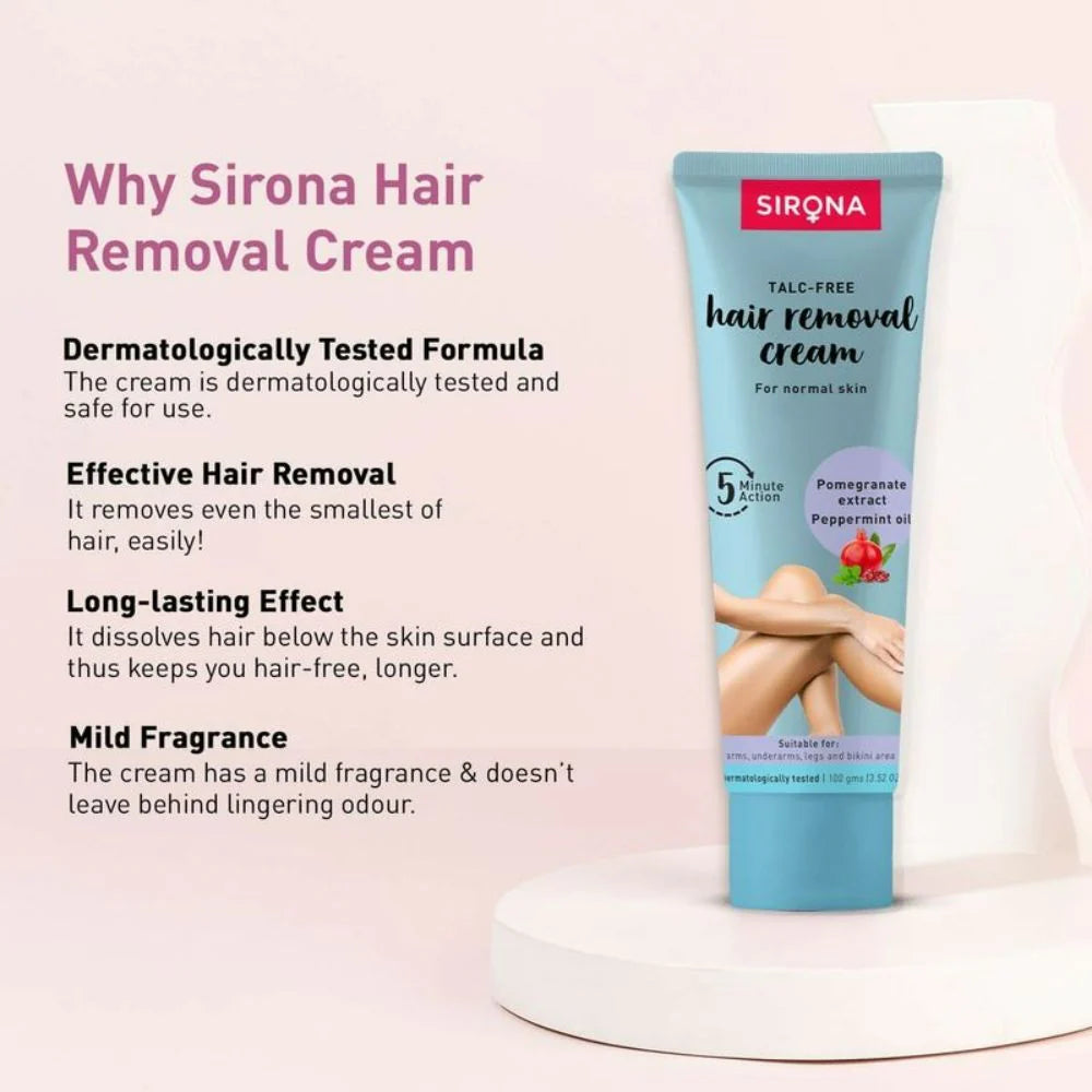 Sirona Hair Removal Cream -100 gm Mytrendzcart