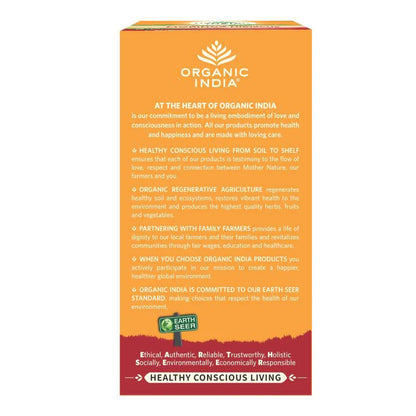 Organic India Moringa Hibiscus Tea Bags -25 Tea Bags Mytrendzcart