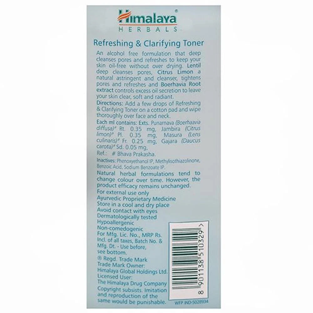 Himalaya Herbals Refreshing & Clarifying Toner -100 ml Mytrendzcart