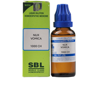 SBL Homeopathy Nux Vomica Dilution -30 CH - 30 ml - Pack of 1 Mytrendzcart