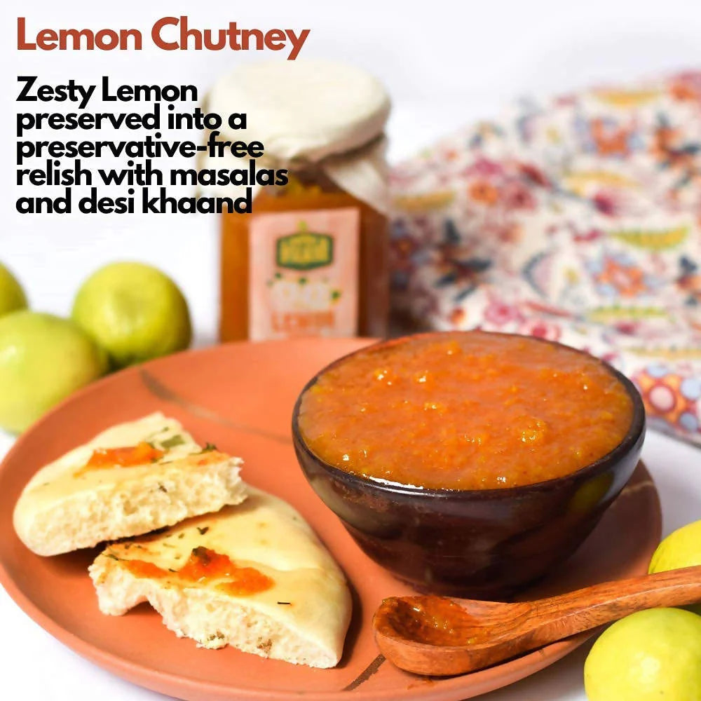 The Little Farm Co Lemon Chutney -200 gm Mytrendzcart