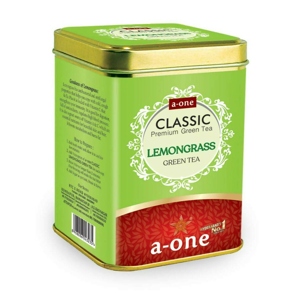 A-One Classic Premium Lemongrass Green Tea - Mytrendzcart