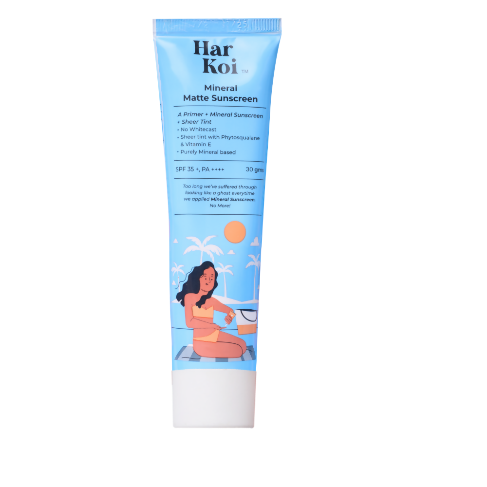 The Harkoi Mineral Matte Sunscreen - SPF 35 - Shade #1 - Mytrendzcart