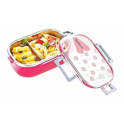 Stainless Steel Lunch Box 710 ml for Kids -Healthy Green Mytrendzcart