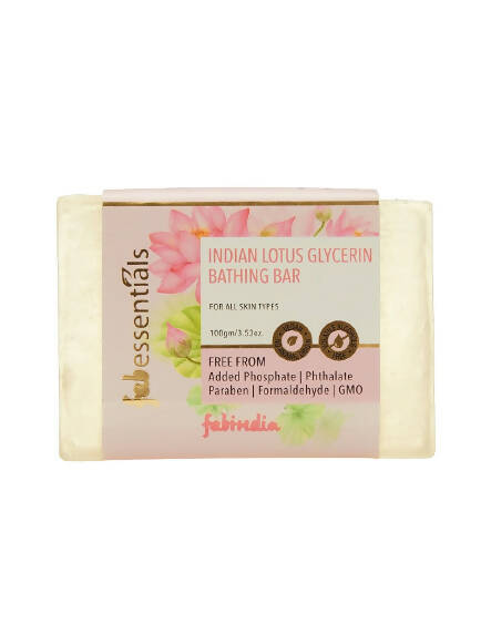 Fabessentials Indian Lotus Glycerin Bathing Bar - Mytrendzcart