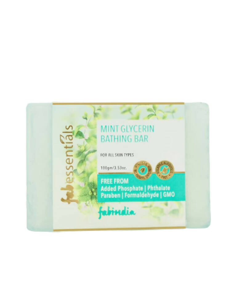 Fabessentials Mint Glycerin Bathing Bar - Mytrendzcart