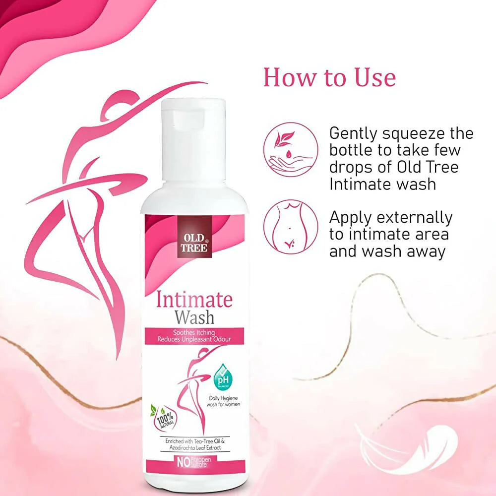 Old Tree Intimate Wash With Tea Tree Oil -100 ml Mytrendzcart