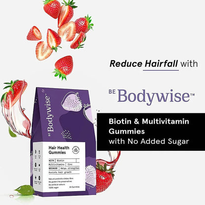 BeBodywise Hair Health Gummies -60 Gummies Mytrendzcart