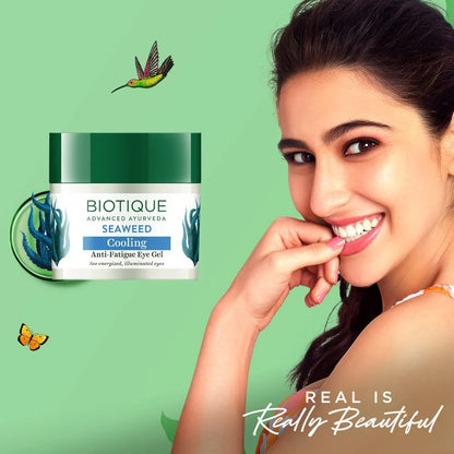 Biotique Bio Seaweed Revitalizing Anti Fatigue Eye Gel Mytrendzcart