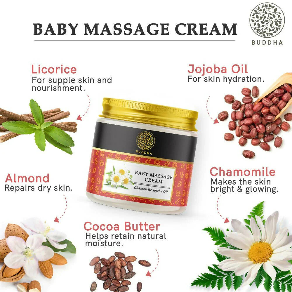 Buddha Natural Baby Massage Cream -75 gm Mytrendzcart