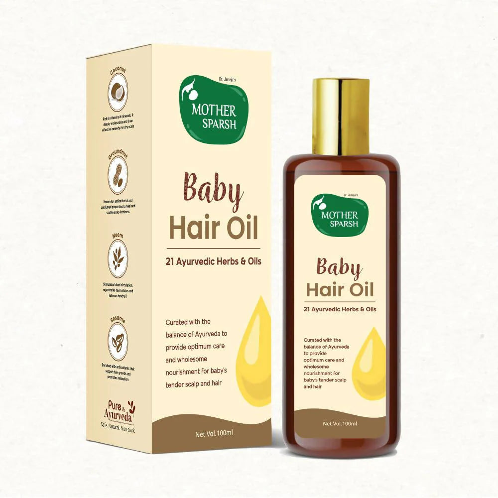 Mother Sparsh Baby Hair Oil -100 ml Mytrendzcart