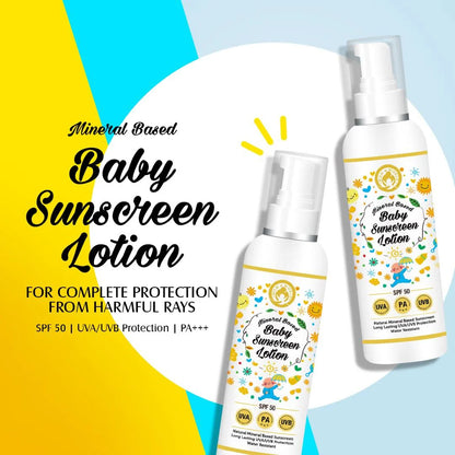 Mom & World Baby Sunscreen Lotion -120 ml Mytrendzcart