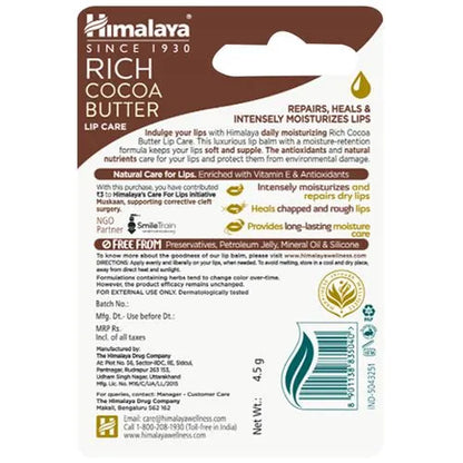 Himalaya Herbals Rich Cocoa Butter Lip Care -4.5 gm Mytrendzcart