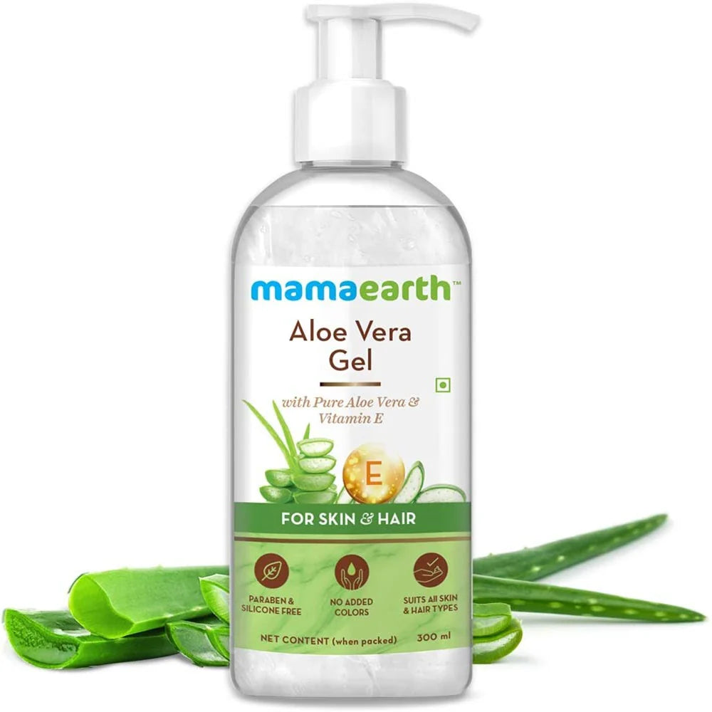 Mamaearth Aloe Vera Gel For Skin & Hair -300 ml Mytrendzcart