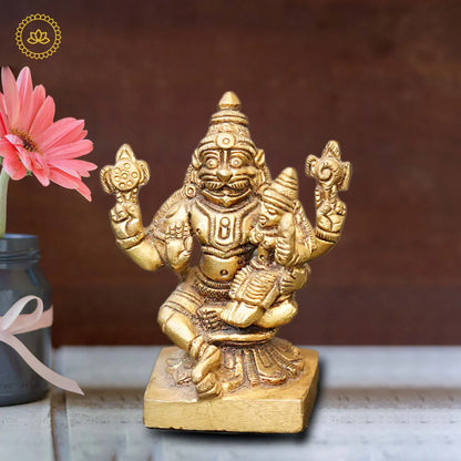 Brass Lakshmi Narasimha Idol Mytrendzcart