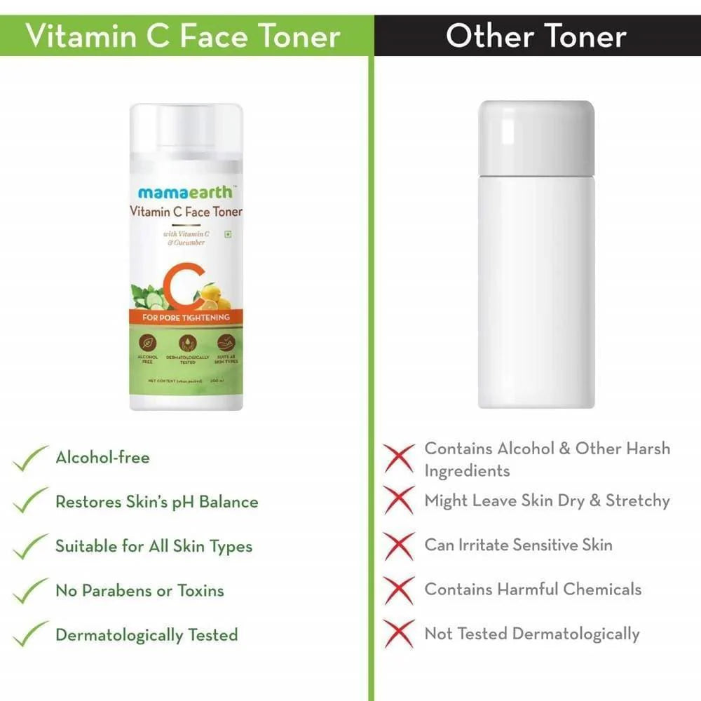 Mamaearth Vitamin C Face Toner For Pore Tightening Mytrendzcart