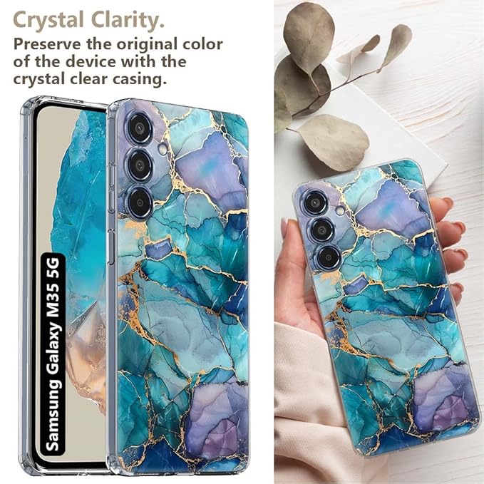 Fashionury Soft Silicone Designer Printed Full Protection Printed Back Case Cover for Samsung Galaxy M35 5G -D3182 - Mytrendzcart