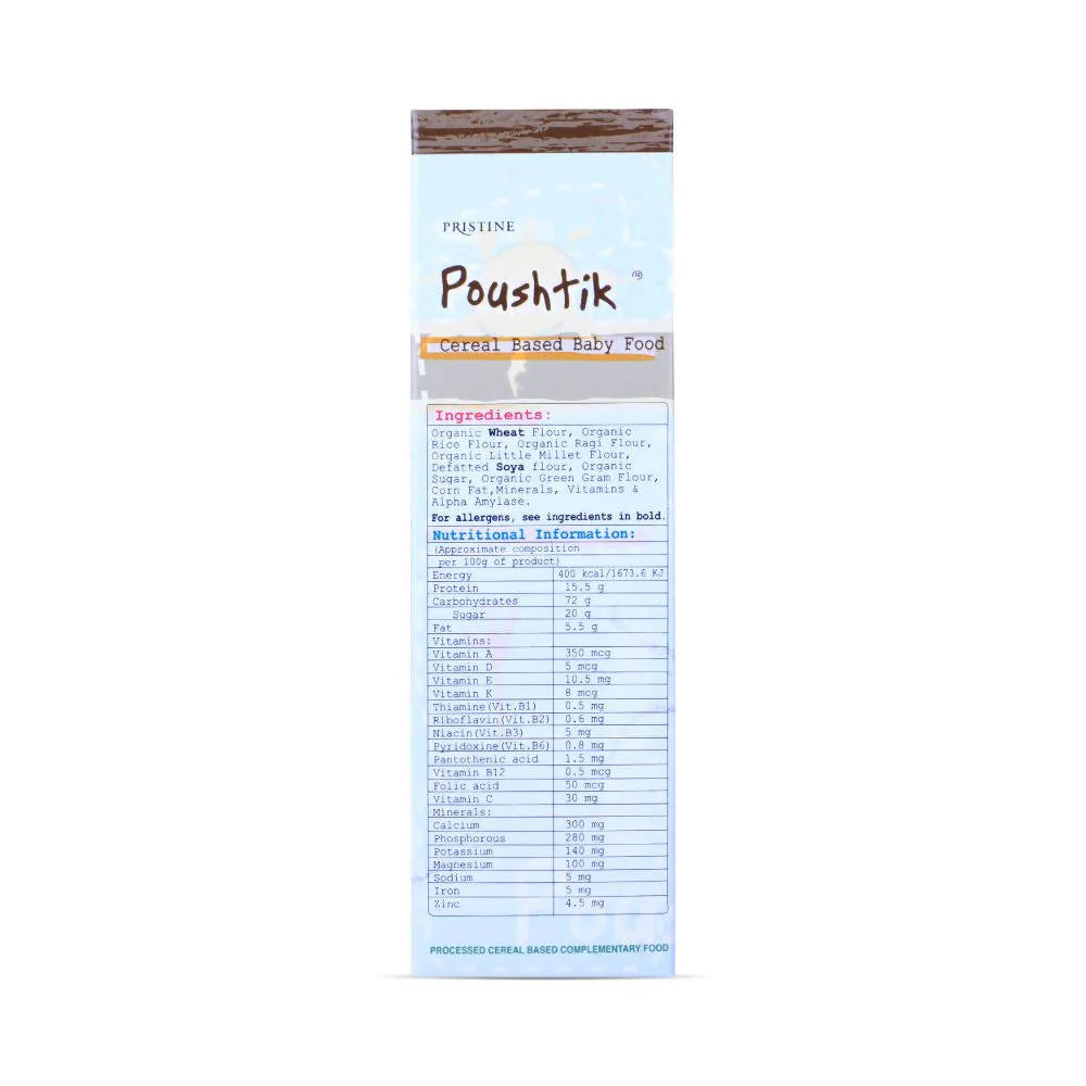 Pristine Poushtik Cereal Based Baby Food -300 gm Mytrendzcart