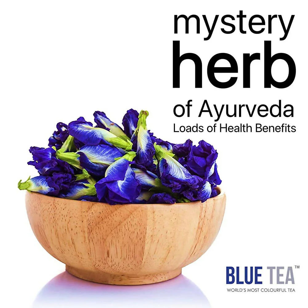 Blue Tea Butterfly Pea Ginger Herbal Tea Bags -30 Teabags Mytrendzcart